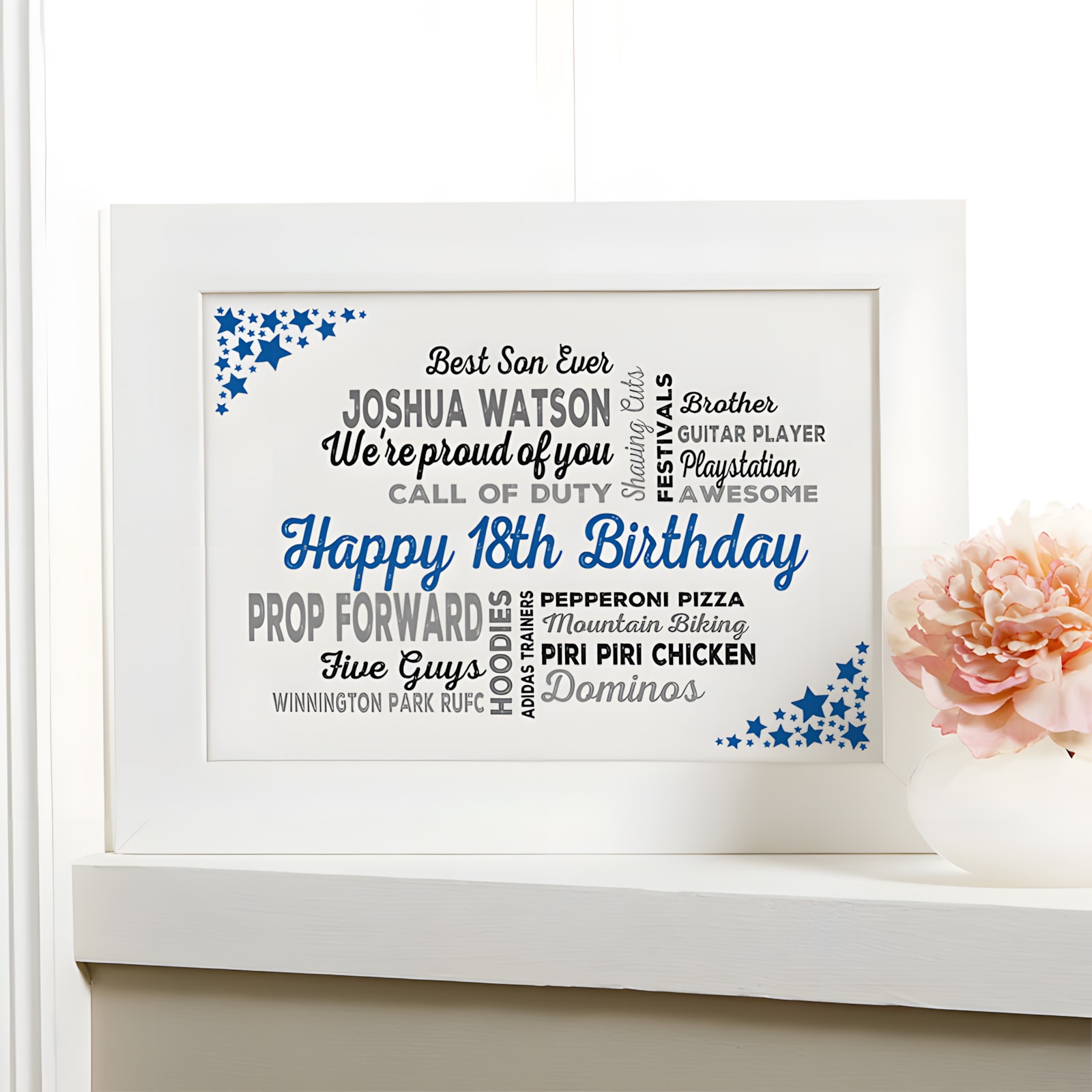 Personalised 18Th Birthday Gifts For Son / From bunting