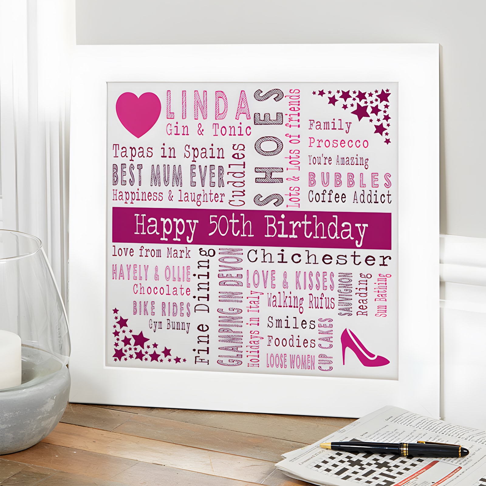 50th woman's birthday ideas