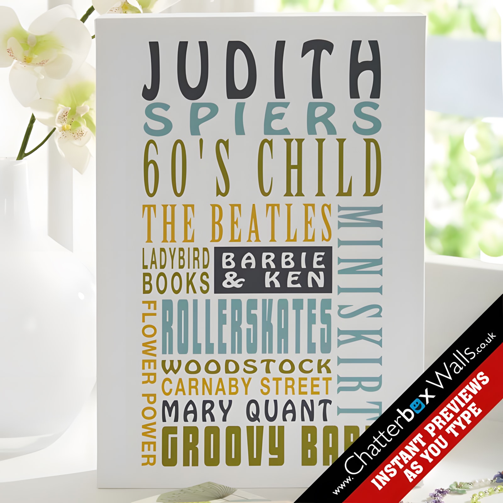 personalized word art