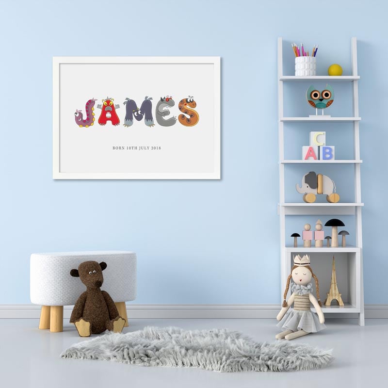 Name art for children