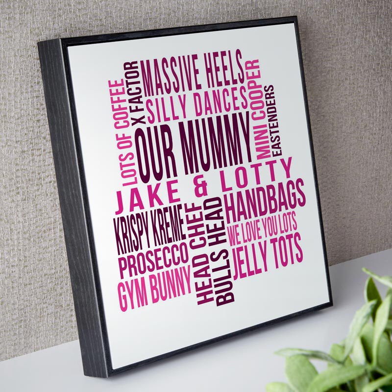 personalised box frames